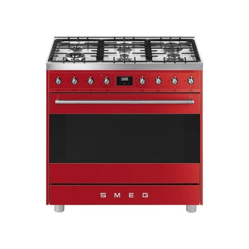 Smeg 115L Red Gas  Electric Cooker C9MARSSA9