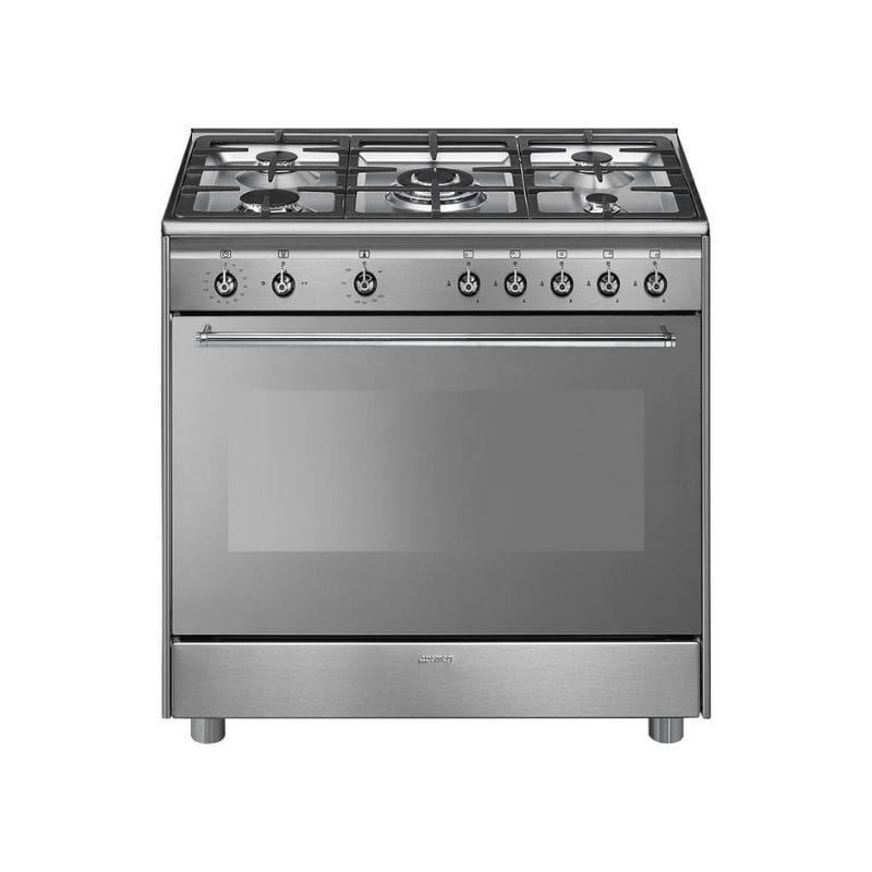 Smeg 90cm Stainless Steel Gas Cooker SSA91GGX9